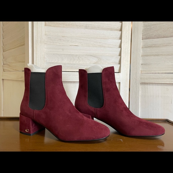 New Coach Tia Suede Bootie - Picture 2 of 7